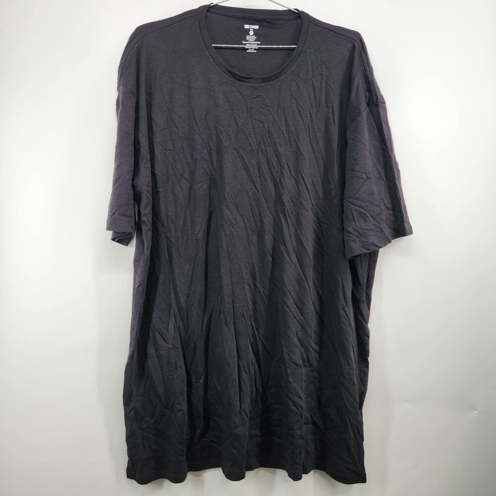 True Classic Men's 2XL Classic Black Crewneck T-Shirt Short Sleeve NWOT